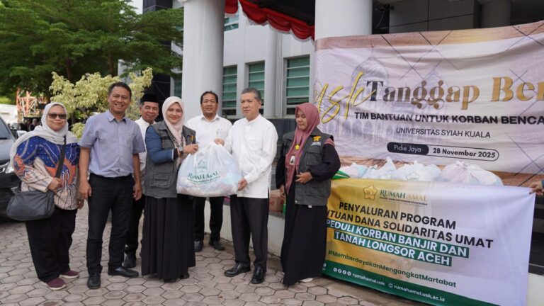 USK Berangkatkan Tim Tanggap Bencana untuk Merespons Dampak Siklon Senyar