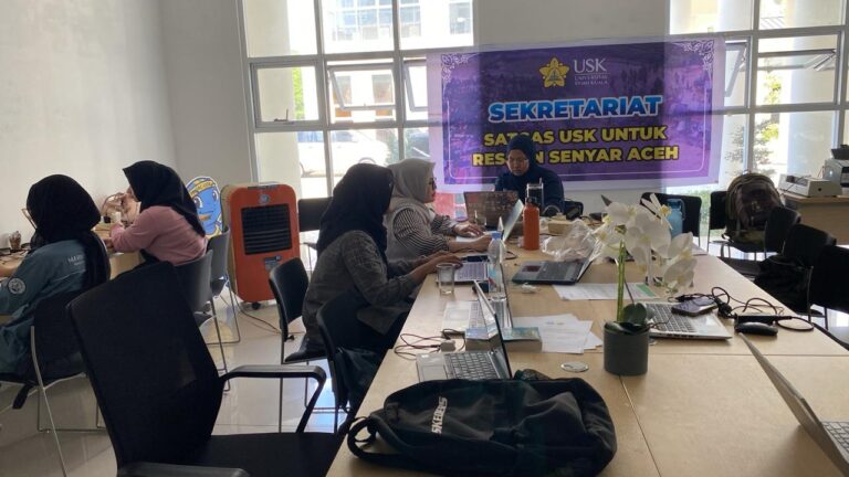 USK Petakan Dosen, Tenaga Kependidikan, dan Mahasiswa Terdampak Senyar dalam Upaya Respons Terpadu