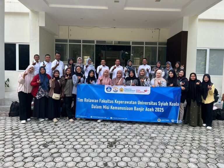 Fakultas Keperawatan USK Kembali Kirimkan 15 Relawan Satgas USK Tim Perawat ke RSUD Pidie Jaya