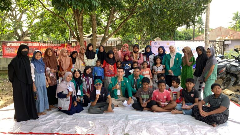 Tim Psikososial PKM Sahabat Bidang Pendidikan Darurat dan Psikososial Gelar Kegiatan Playdough untuk Pemulihan Emosional Anak dan Remaja di Bireuen