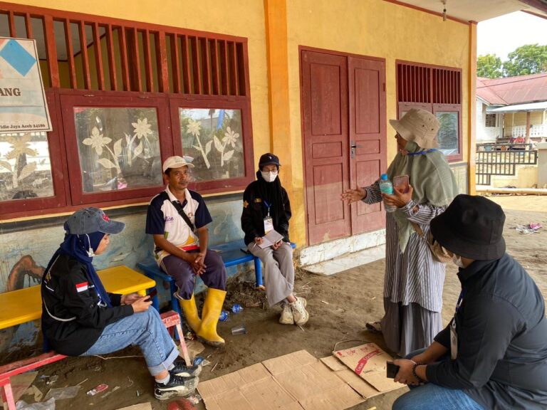 PKM SINFRA–SENYAR Dalam Bidang Kaji Cepat Infrastruktur Kritis Terdampak Melaksanakan Kajian Livelihood dan GEDSI Pascabanjir di Kabupaten Pidie Jaya