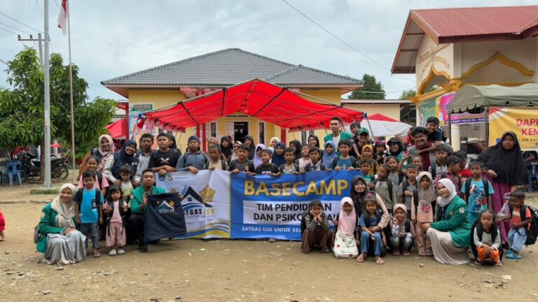 Tak Henti Mendampingi: Tim PKM Sahabat USK Bidang Pendidikan Darurat dan Psikososial Menjaga Emosi dan Masa Depan Anak Pascabencana
