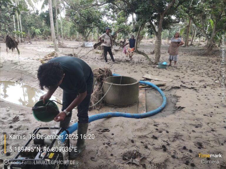 148 Sumur Warga Kembali Berfungsi: Update PKM Sanitasi dan Akses Air Bersih USK di Bireuen dan Pidie Jaya