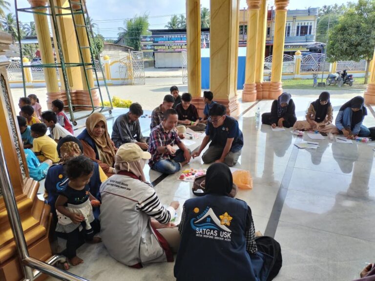 Tak Ada yang Tertinggal: USK Dampingi 483 Anak Termasuk Anak Berkebutuhan Khusus (ABK) dalam Pembelajaran Darurat Pascabencana dan Dukungan Psikososial di Aceh