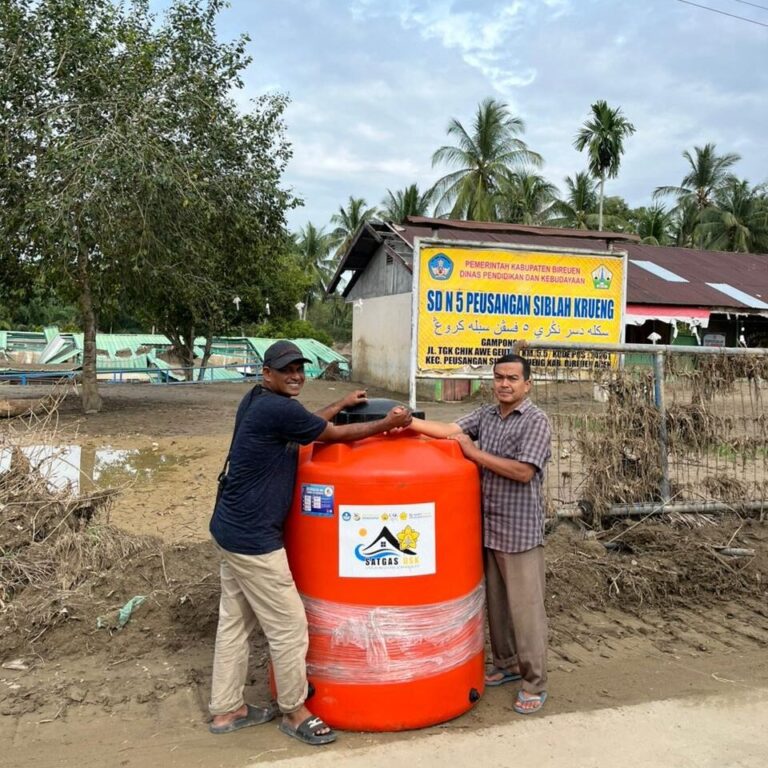 USK Perkuat Akses Air Bersih Pascabencana, Masyarakat Siblah Krueng Sampaikan Apresiasi
