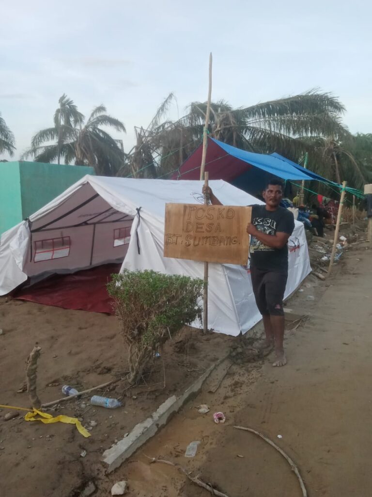 FKG USK Mendirikan Posko Bantuan di Simpang Jernih sebagai Pusat Koordinasi dan Distribusi Logistik