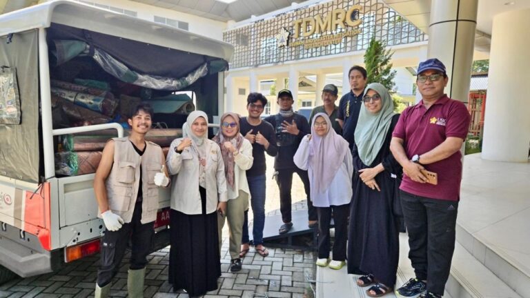 Empat Surveyor TDMRC–USK Diberangkatkan ke Pidie Jaya untuk Percepatan Respon Badai Senyar