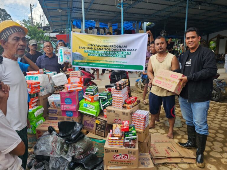 Dukung Pemulihan Korban Banjir, Satgas USK Salurkan Bantuan Logistik Rp 10 Juta ke Aceh Tamiang