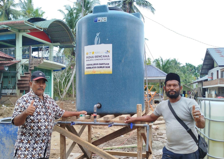 Satgas USK Manfaatkan Bantuan Bank DKI untuk Pembangunan Sumur Bor di Pidie Jaya